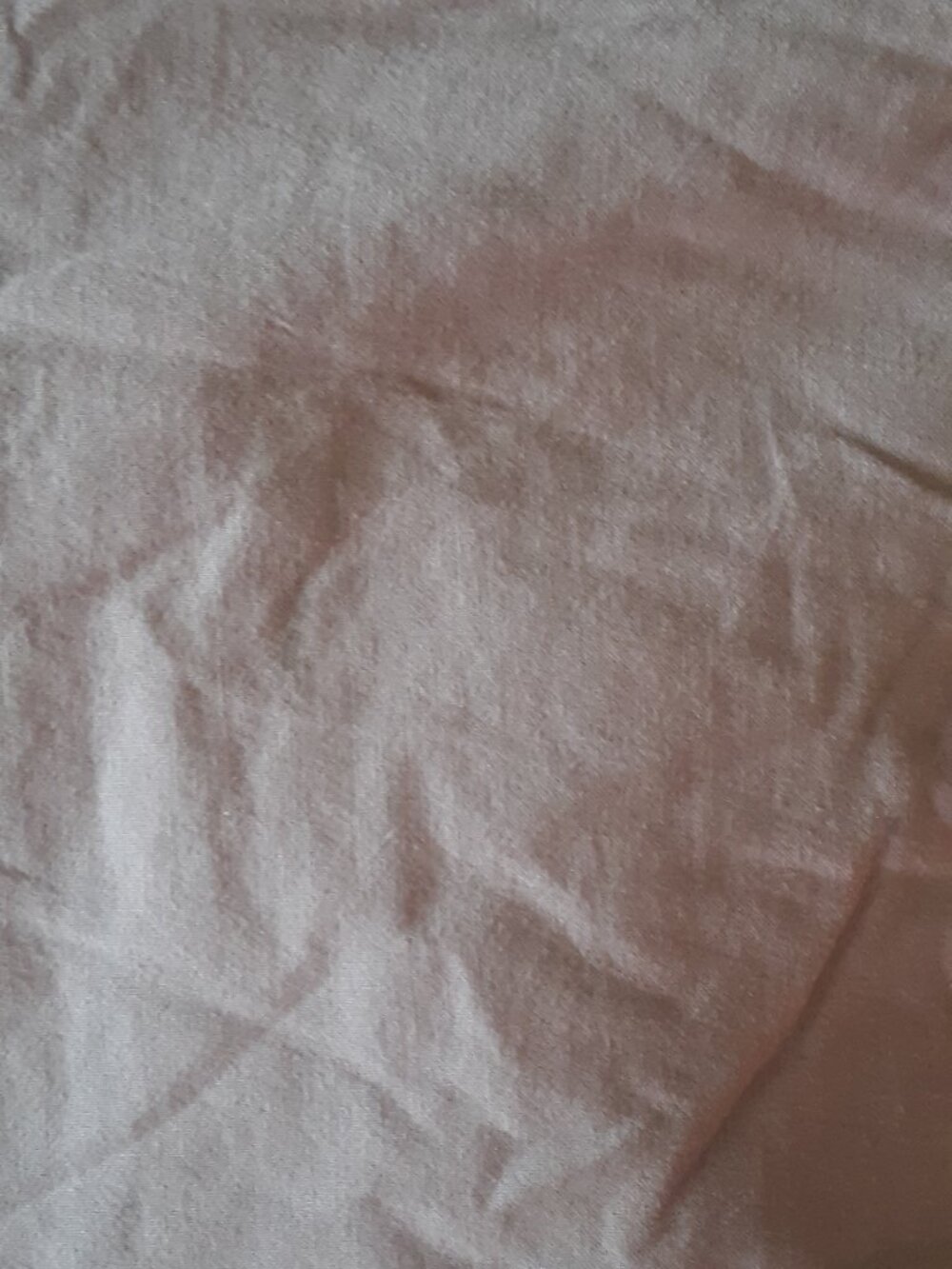 Tahari MAUVE KING Linen Blend Duvet Cover Set.2 Shams. FLAW - Picture 5 of 5